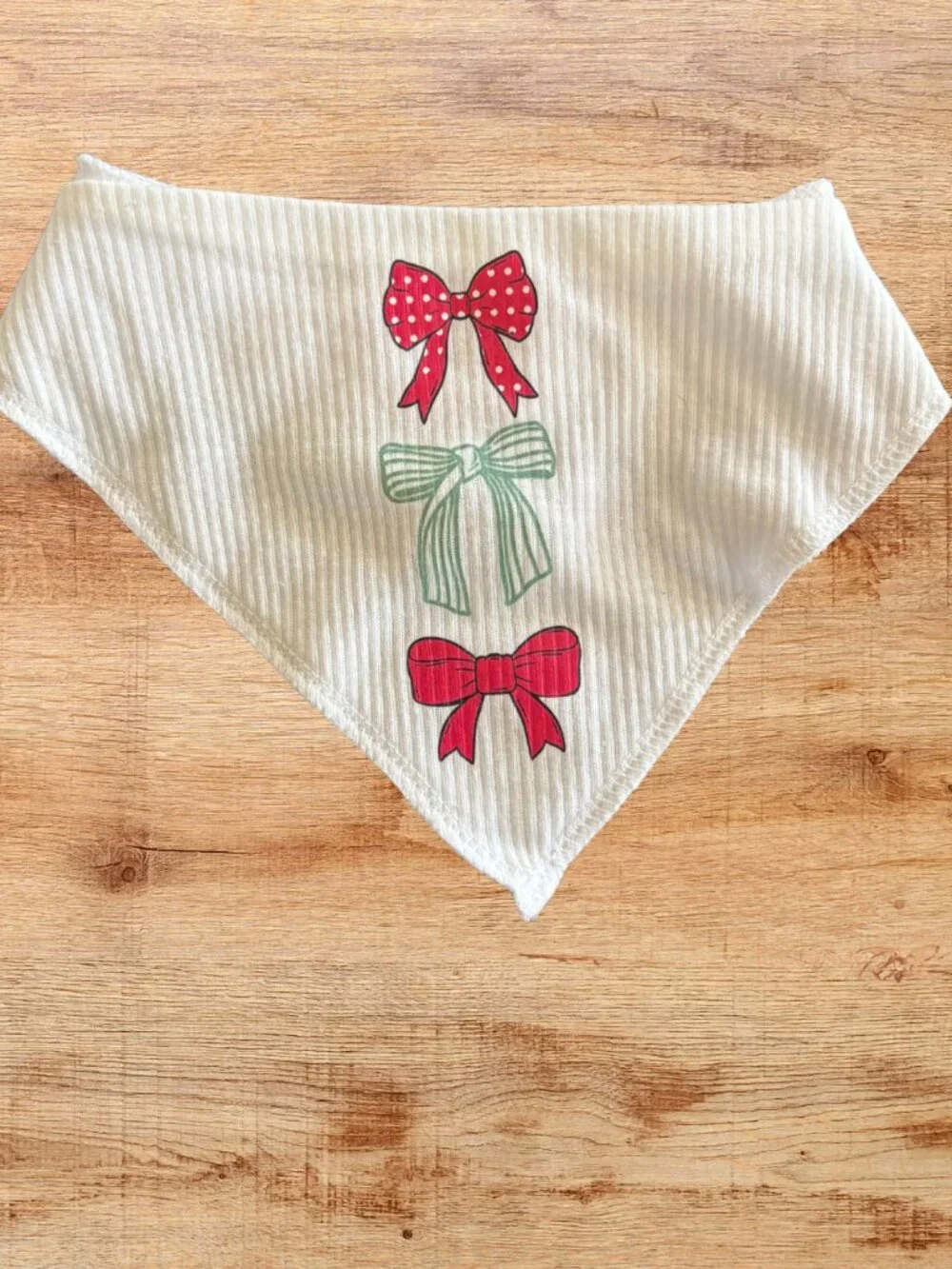 Modern Baby Girl Bow Print Bib Set of 2 Drool & Feeding Bibs